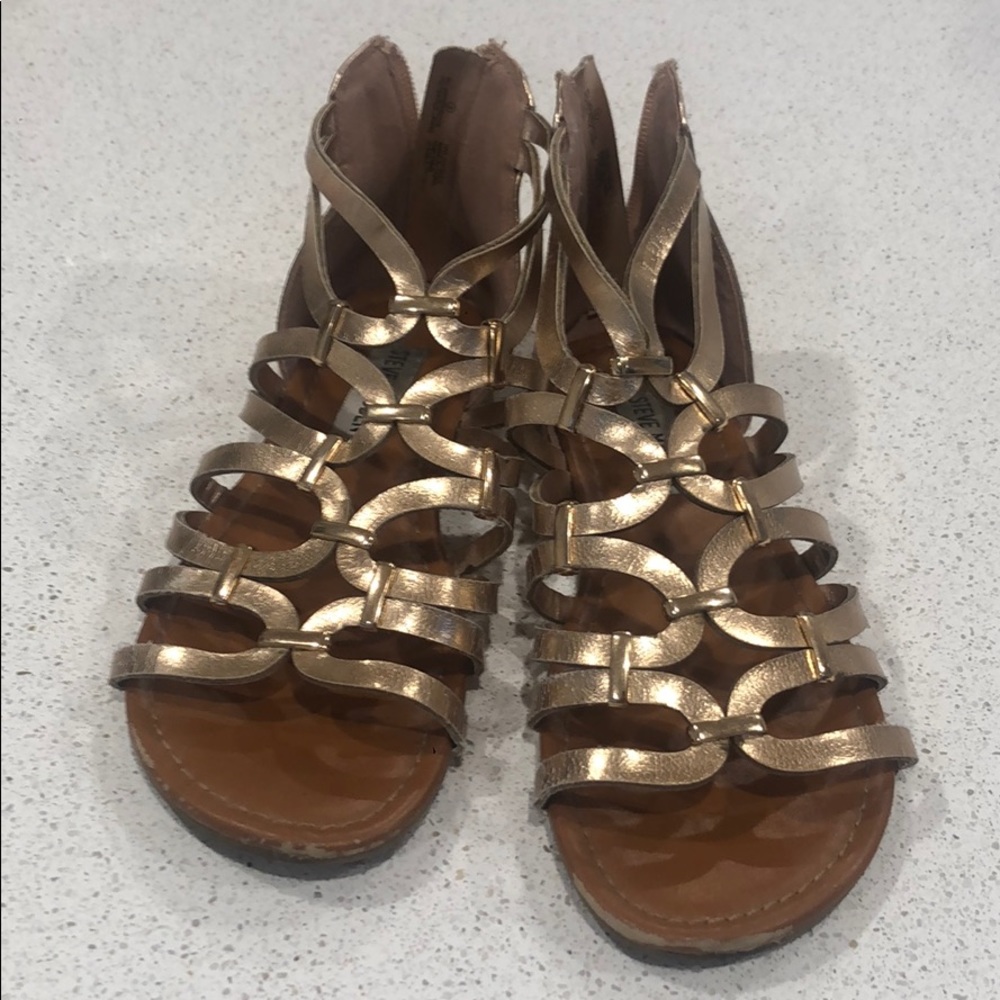 Steve Madden rose gold sandals